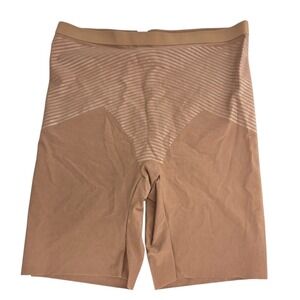SPANX Supima Cotton Mid-Thigh Short Nude Shapewear Smoothing XL